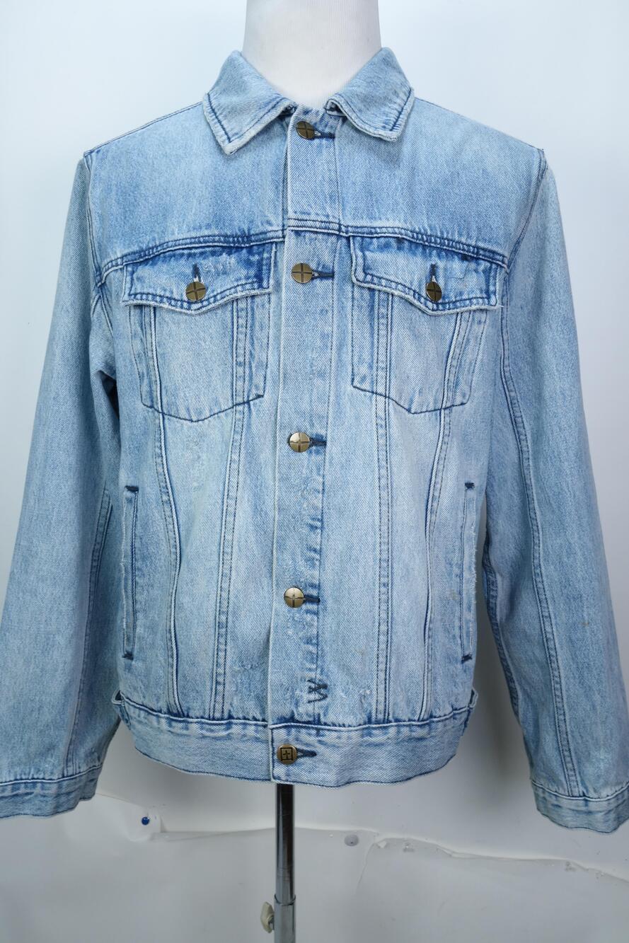 Ksubi Classic Trucker Jacket Mens 2XL Blue Denim Philly